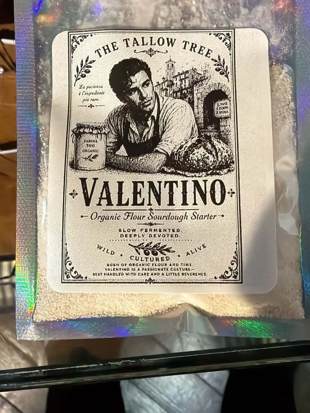 The Tallow Tree Valentino Organic Flour Sourdough Starter